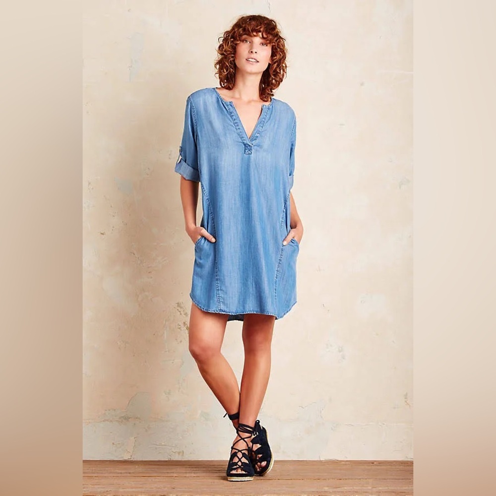 Chelsea & Violet
Chambray Denim Shirt Dress